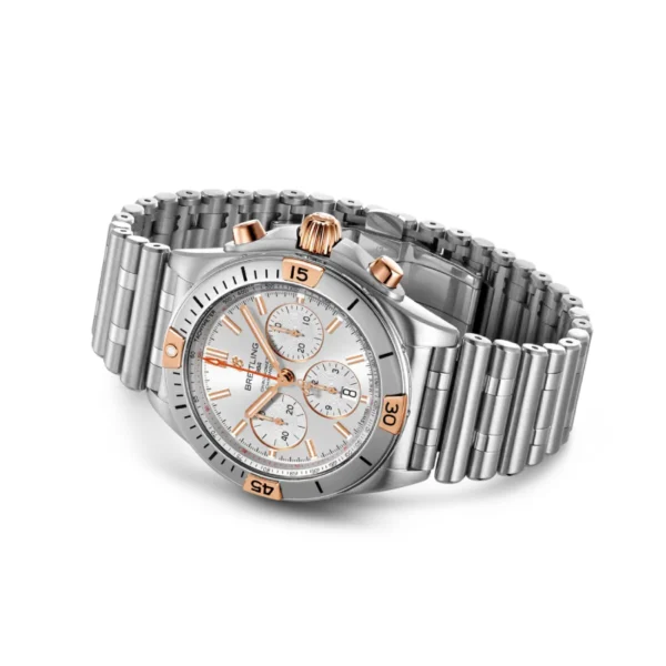 Breitling White Dial Silver Replica
