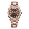 Rolex Day-Date 228345RBR Chocolate Dial Diamond Bezel Replica