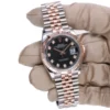 Rolex Datejust 126231, 36mm – Everose Gold Fluted Bezel, Slate Motif Dial with Diamond