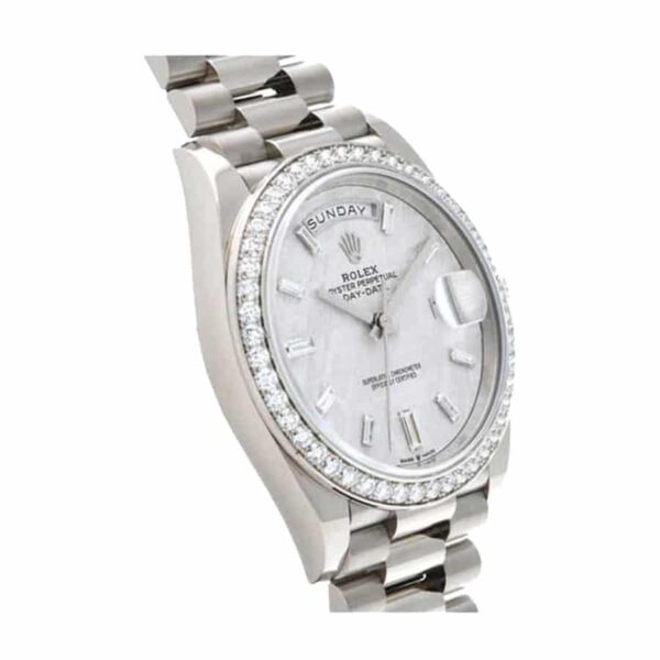 Rolex Day-Date 228349RBR Diamond Bezel Sundust Dial Replica