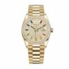 Rolex Day-Date Yellow Gold With Pave Diamond Dial Sapphire 128348RBR-0030 Replica