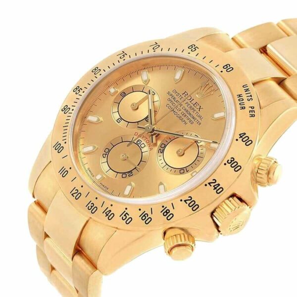 Rolex Daytona Cosmograph Yellow Gold Dial 116528 Oyster Replica