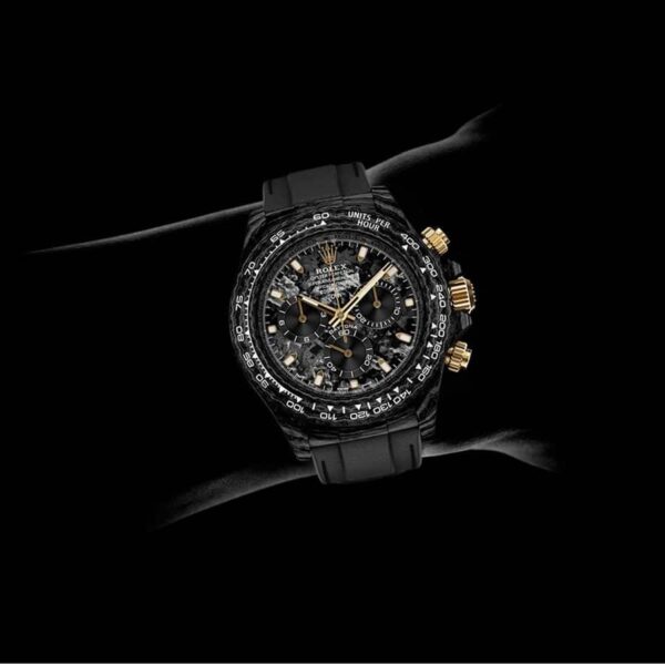 Rolex Daytona DiW NTPT Carbon 46490 “All Carbon Lemon Edition” Replica